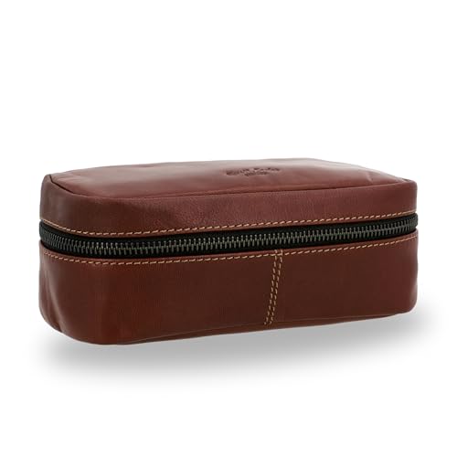 Gusti Federtasche Leder - Strallan Damen und Herren Federmappe Schlampermäppchen Make-Up Tasche Kosmetiktasche Braun Leder Gusti Federtasche Leder - Strallan Damen und Herren Federmappe Schlampermäppchen Make-Up Tasche Kosmetiktasche Braun Leder von Gusti