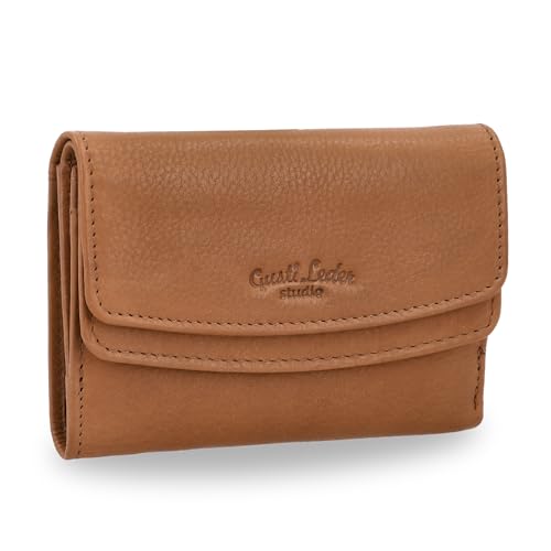 Gusti Geldbörse Leder- Asmund Damen Geldbörse Portemonnaie Brieftasche Geldbeutel Vintage Braun Leder Gusti Geldbörse Leder- Asmund Damen Geldbörse Portemonnaie Brieftasche Geldbeutel Vintage Braun Leder von Gusti