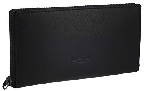 Gusti Geldbörse Leder - Cara Portemonnaie Brieftasche lang Geldbeutel viele Fächer Damen Schwarz Leder Gusti Geldbörse Leder - Cara Portemonnaie Brieftasche lang Geldbeutel viele Fächer Damen Schwarz Leder von Gusti