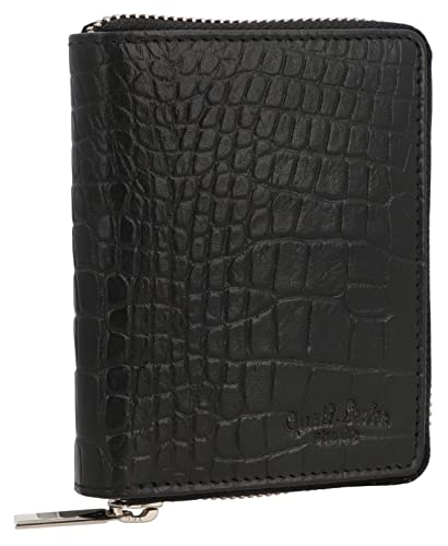 Gusti Geldbörse Leder - Melli Portemonnaie Portmonee Brieftasche Geldbeutel Kartenfach Damen Schlangenoptik Schlangenmuster Schwarz Gusti Geldbörse Leder - Melli Portemonnaie Portmonee Brieftasche Geldbeutel Kartenfach Damen Schlangenoptik Schlangenmuster Schwarz von Gusti