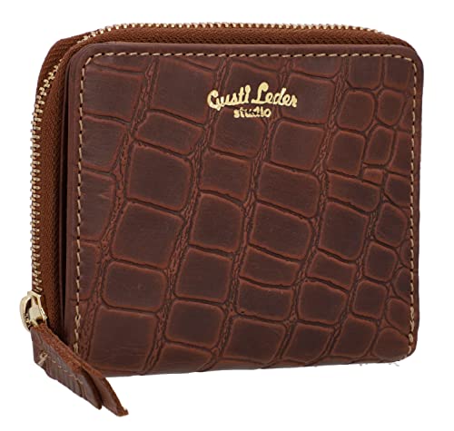 Gusti Geldbörse Leder - Monika Geldbörse Kartenhülle Kartenhalter Kartenetui Brieftasche klein Damen Braun Leder Gusti Geldbörse Leder - Monika Geldbörse Kartenhülle Kartenhalter Kartenetui Brieftasche klein Damen Braun Leder von Gusti