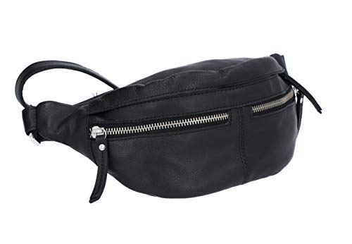 Gusti Gürteltasche Leder - Acton Damen und Herren Bauchtasche Festivaltasche Hüfttasche Vintage Schwarz Leder Gusti Gürteltasche Leder - Acton Damen und Herren Bauchtasche Festivaltasche Hüfttasche Vintage Schwarz Leder von Gusti