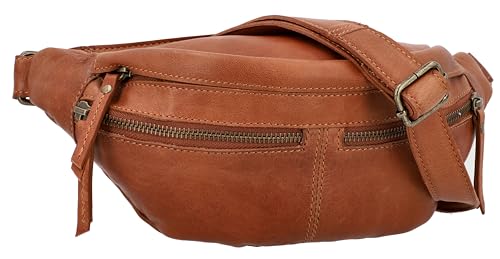Gusti Gürteltasche Leder - Acton Damen und Herren Bauchtasche Festivaltasche Hüfttasche Vintage Braun Leder Gusti Gürteltasche Leder - Acton Damen und Herren Bauchtasche Festivaltasche Hüfttasche Vintage Braun Leder von Gusti