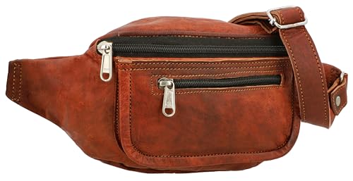 Gusti Gürteltasche Leder - Tristan Damen und Herren Bauchtasche Festivaltasche Braun Leder Gusti Gürteltasche Leder - Tristan Damen und Herren Bauchtasche Festivaltasche Braun Leder von Gusti