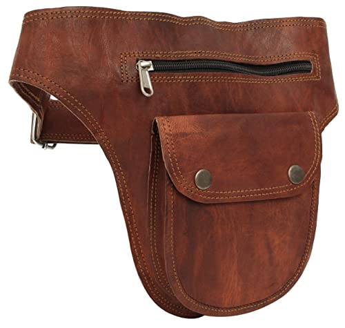 Gusti Hüfttasche Leder - Don Damen und Herren Gürteltasche Bauchtasche Festivaltasche Braun Leder Gusti Hüfttasche Leder - Don Damen und Herren Gürteltasche Bauchtasche Festivaltasche Braun Leder von Gusti