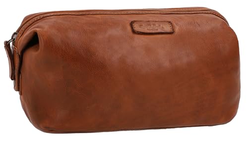 Gusti Kosmetiktasche Leder - Caspian Damen und Herren Waschtasche Kulturtasche Kulturbeutel Ledertasche Braun Leder Gusti Kosmetiktasche Leder - Caspian Damen und Herren Waschtasche Kulturtasche Kulturbeutel Ledertasche Braun Leder von Gusti