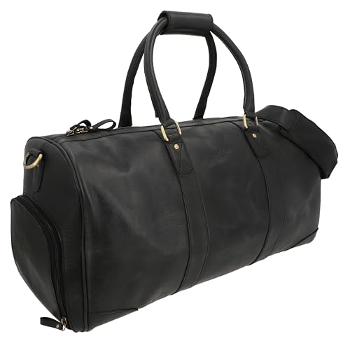 Gusti Reisetasche Leder - Davide Damen und Herren Boardtasche Umhängetasche Ledertasche Reisegepäck Weekender Schwarz Leder Gusti Reisetasche Leder - Davide Damen und Herren Boardtasche Umhängetasche Ledertasche Reisegepäck Weekender Schwarz Leder von Gusti