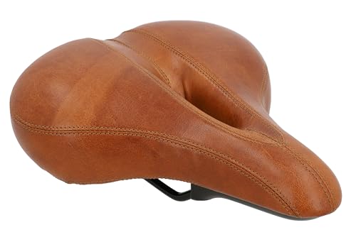Gusti Sattel Echtes Leder - Connie C. Leder Fahrradsattel Ledersattel Vintage Retro Sattel Fahrrad Weich Gepolstert Breit Ergonomisch Braun Gusti Sattel Echtes Leder - Connie C. Leder Fahrradsattel Ledersattel Vintage Retro Sattel Fahrrad Weich Gepolstert Breit Ergonomisch Braun von Gusti