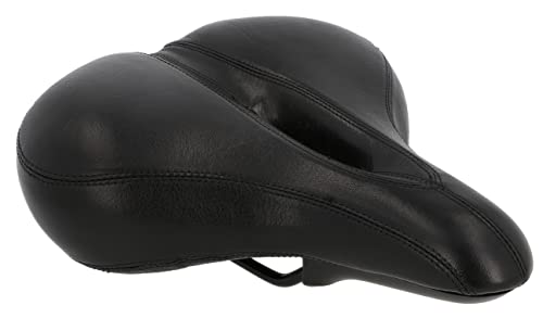 Gusti Sattel Echtes Leder - Connie C. Leder Fahrradsattel Ledersattel Vintage Retro Sattel Fahrrad Weich Gepolstert Breit Ergonomisch Schwarz Gusti Sattel Echtes Leder - Connie C. Leder Fahrradsattel Ledersattel Vintage Retro Sattel Fahrrad Weich Gepolstert Breit Ergonomisch Schwarz von Gusti