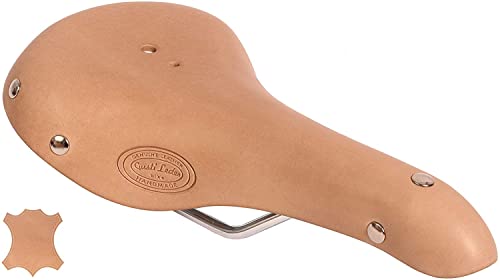 Gusti Sattel Leder - Louison B. Damen und Herren Fahrradsattel Ledersattel Cityrad Vintage Retro Sattel braun Leder Gusti Sattel Leder - Louison B. Damen und Herren Fahrradsattel Ledersattel Cityrad Vintage Retro Sattel braun Leder von Gusti