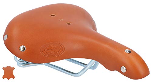 Gusti Sattel Leder - Mark C. Fahrradsattel Ledersattel Cityrad Vintage Retro Sattel Damen Herren Braun Gusti Sattel Leder - Mark C. Fahrradsattel Ledersattel Cityrad Vintage Retro Sattel Damen Herren Braun von Gusti