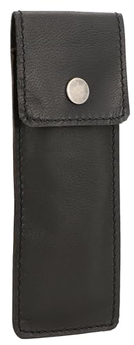 Gusti Stiftemappe Leder - Ambrose Stifteetui Federmappe Federtasche Vintage klein Schwarz Leder Gusti Stiftemappe Leder - Ambrose Stifteetui Federmappe Federtasche Vintage klein Schwarz Leder von Gusti