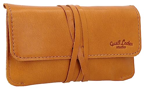 Gusti Tabaktasche Leder - Jesse Echtleder Tabakbeutel Feinschnittbeutel Drehtasche Braun Gusti Tabaktasche Leder - Jesse Echtleder Tabakbeutel Feinschnittbeutel Drehtasche Braun von Gusti