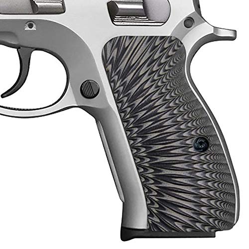 Guuun Griffe für CZ 75 Compact Handfeuerwaffe Zubehör Sunburst Texture für CZ P-01, CZ 75 D PCR Compact Guuun Griffe für CZ 75 Compact Handfeuerwaffe Zubehör Sunburst Texture für CZ P-01, CZ 75 D PCR Compact von Guuun