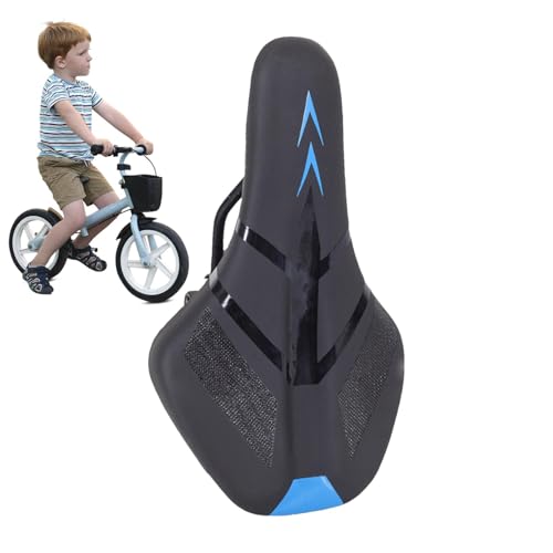 Gvblkq Fahrradsattel, wasserdicht, bequemer Fahrradsattel, Fahrradzubehör für Kinder, weiches Fahrrad-Sitzkissen Gvblkq Fahrradsattel, wasserdicht, bequemer Fahrradsattel, Fahrradzubehör für Kinder, weiches Fahrrad-Sitzkissen von Gvblkq
