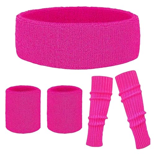Retro Sweatband Set, Neon Leg Warmers, Sports Headband Kit, Colorful Neon Workout Gear, 80s Workout Gear, Running Leg Warmers, Yoga Sweatband Set, School Sports Headband, Retro Sweatband Set, Neon Leg Warmers, Sports Headband Kit, Colorful Neon Workout Gear, 80s Workout Gear, Running Leg Warmers, Yoga Sweatband Set, School Sports Headband, von Gvblkq