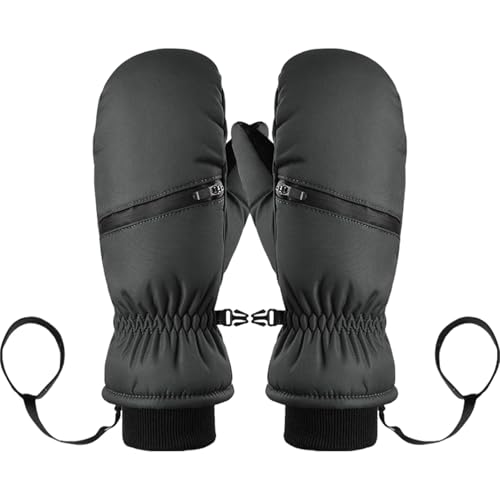 Snowboard Gloves Waterproof, Warm Winter Mittens, Anti-Slip Snow Gloves, Winter Cycling Gloves Snow Ski Mittens Skiing Warm Gloves Snowboard Hand Protection Waterproof Winter Gloves von Gvblkq