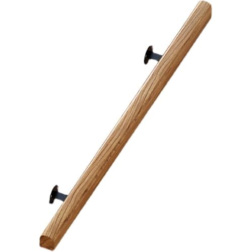 Gvqng Treppenhandlauf, Rutschfester Holzhandlauf FüR Den Innenbereich, Barrierefreies TreppengeläNder, HolzhandläUfe FüR Treppen, HandläUfe FüR Treppen Im Innen,Wood,280cm von Gvqng