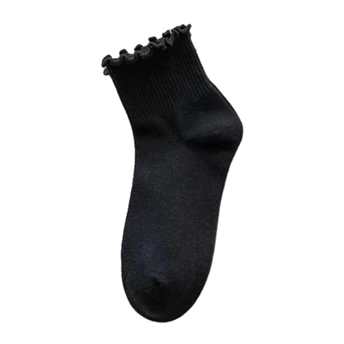 Gyios Kuschelsocken 3 Paar Socken Für Frauen Süße Sommer Atmungsaktiv-schwarz-einheitsgröße von Gyios