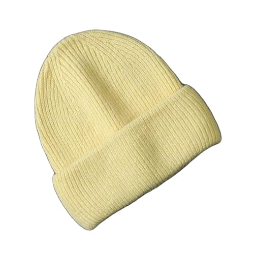 Gyios Mütze Damen Winter Mützen Weicher Warmer Flauschiger Winterhut Für Frauen Strickhut Mützen Weibliche Motorhaube Frau Strickkappe-hellgelb Gyios Mütze Damen Winter Mützen Weicher Warmer Flauschiger Winterhut Für Frauen Strickhut Mützen Weibliche Motorhaube Frau Strickkappe-hellgelb von Gyios