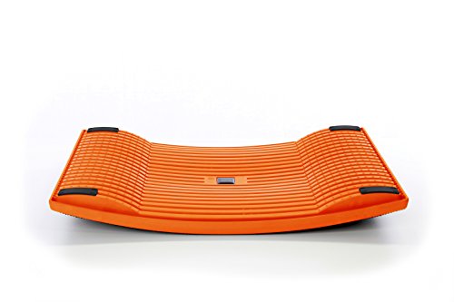 Kenson 170092 Balance Board Orange Balancetrainer (Balanceboard, Orange, 320 mm, 520 mm, 20 mm, 1,85 kg) von MMY