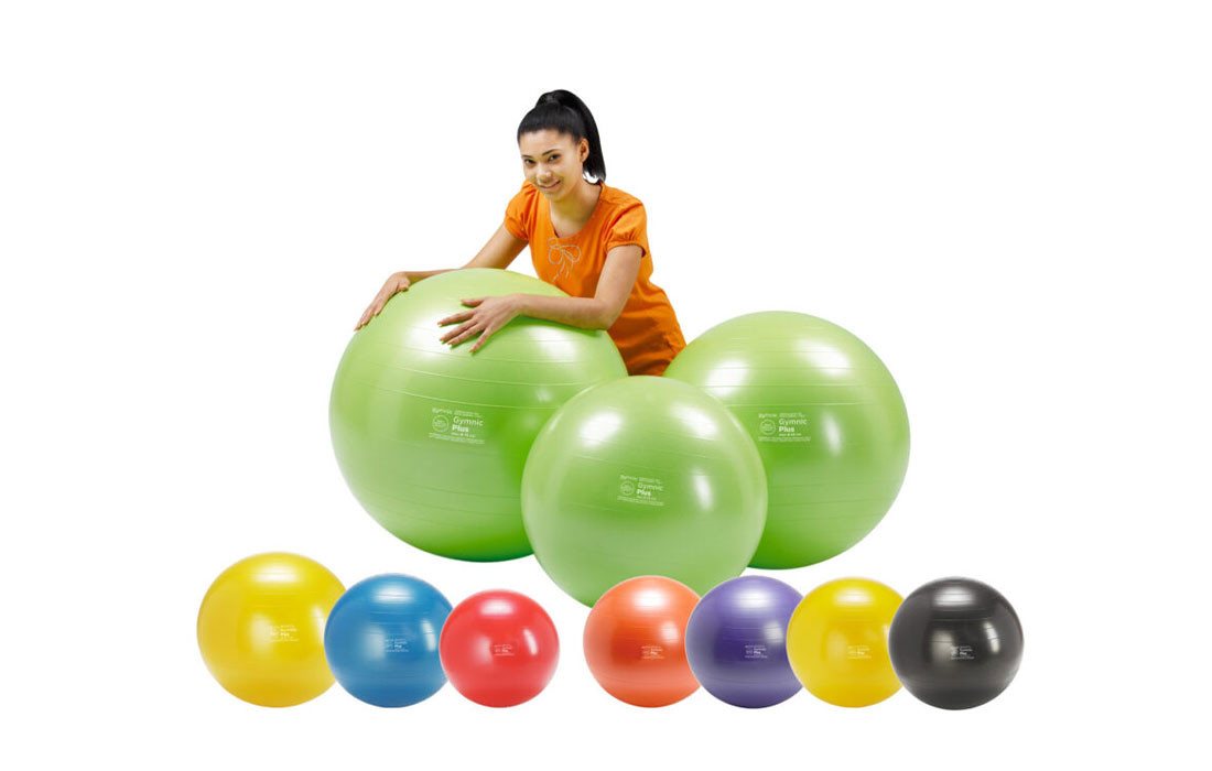 Gymnic Gymnastikball Plus Ball Gymnastikball in verschiedenen Farben und Größen von Gymnic