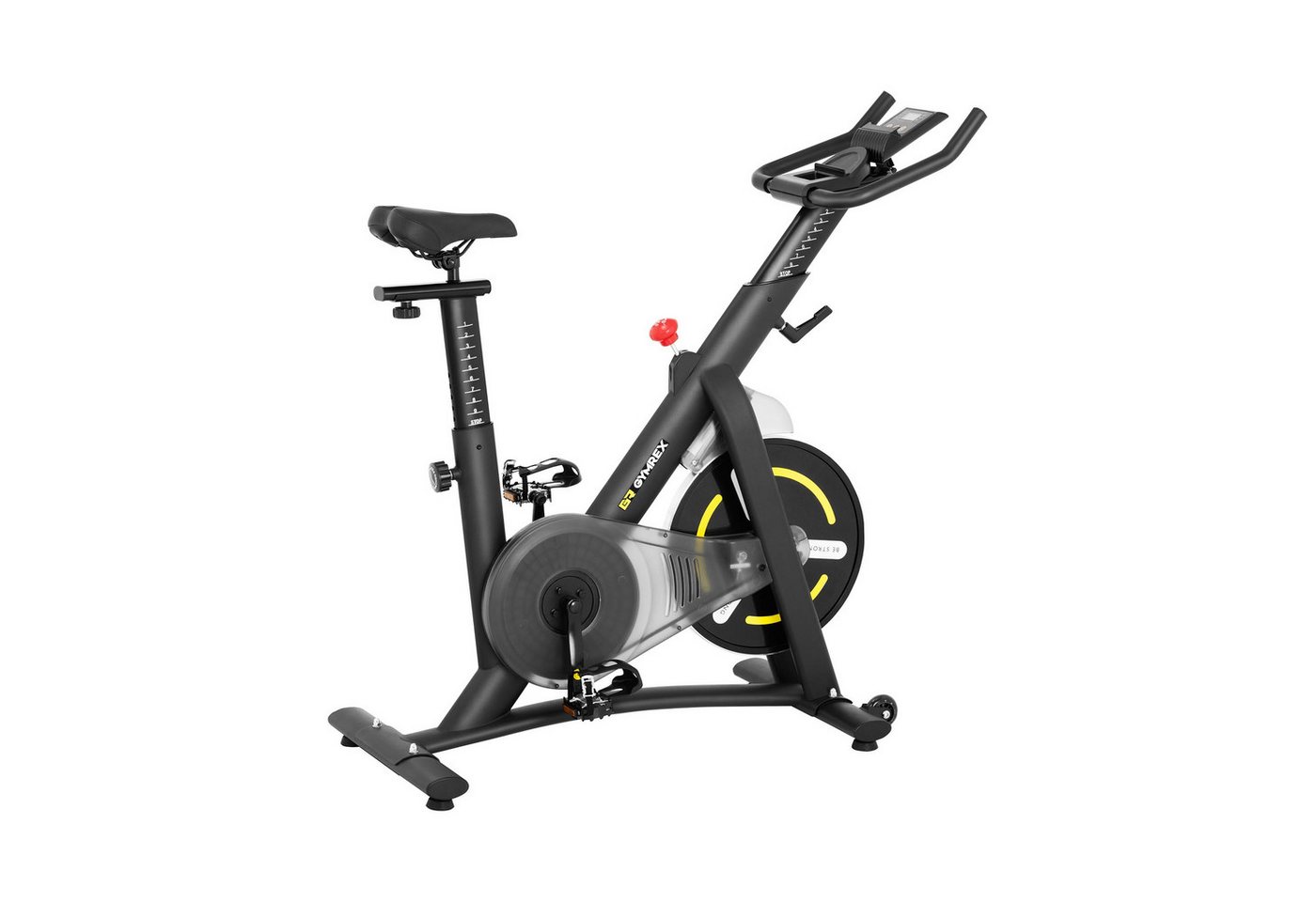Gymrex Heimtrainer Schwungmasse 13 kg Fahrrad Fitness Hometrainer Trimmrad Indoor Bike Gymrex Heimtrainer Schwungmasse 13 kg Fahrrad Fitness Hometrainer Trimmrad Indoor Bike von Gymrex