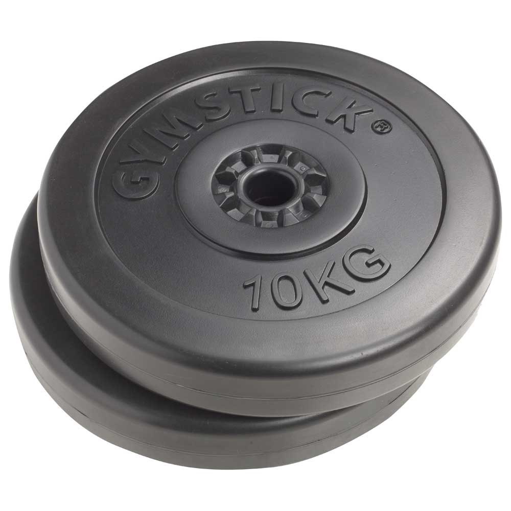Gymstick 10kg Vinyl Plate 2 Units Schwarz 10 kg Gymstick 10kg Vinyl Plate 2 Units Schwarz 10 kg von Gymstick