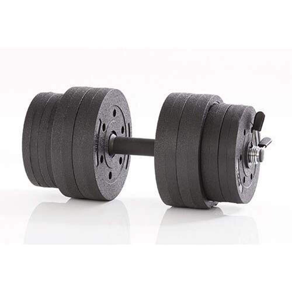 Gymstick Active 15kg Vinyl Set Dumbbell Schwarz 15 kg von Gymstick