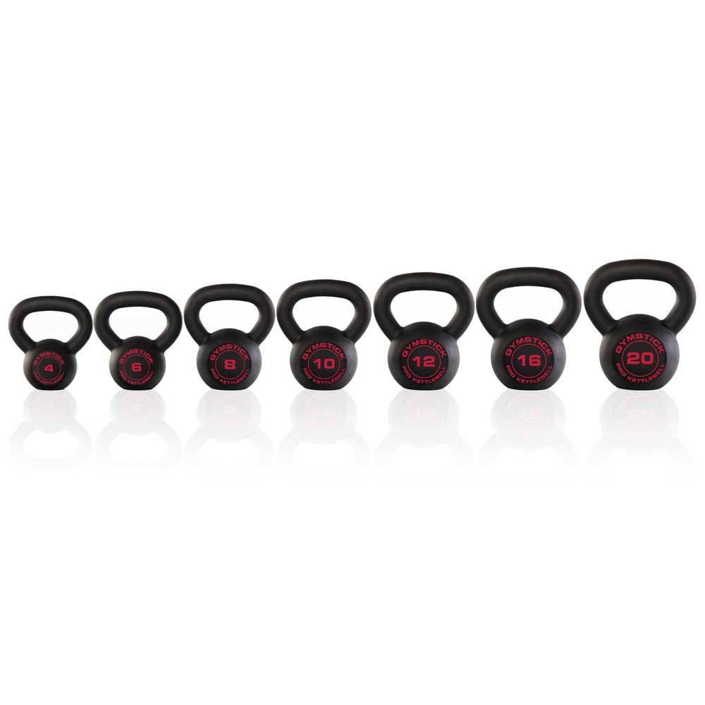 Gymstick Pro 28kg Kettlebell Schwarz 28 kg von Gymstick