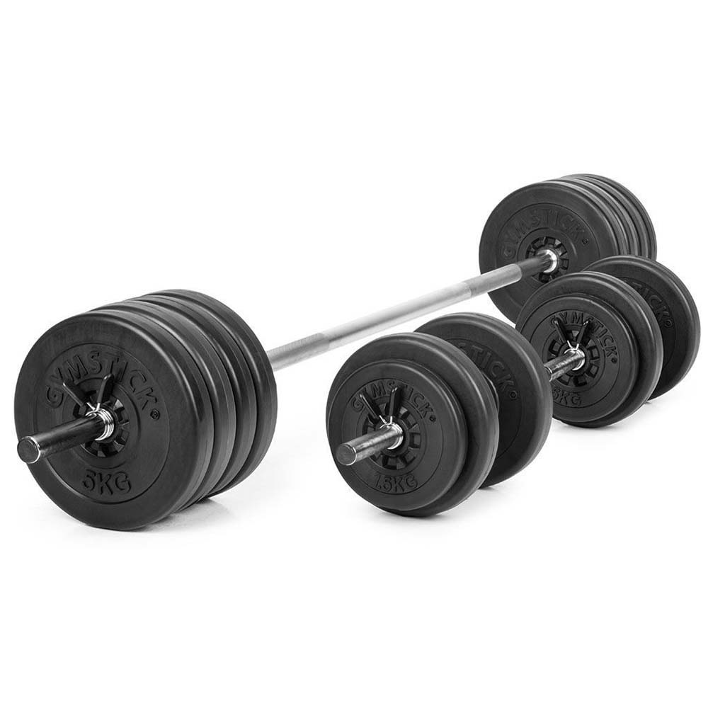 Gymstick Vinyl Bar Set Silber 60 kg Gymstick Vinyl Bar Set Silber 60 kg von Gymstick
