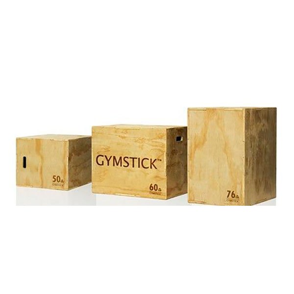 Gymstick Wooden Plyometric Box Braun 76x60x50 cm Gymstick Wooden Plyometric Box Braun 76x60x50 cm von Gymstick