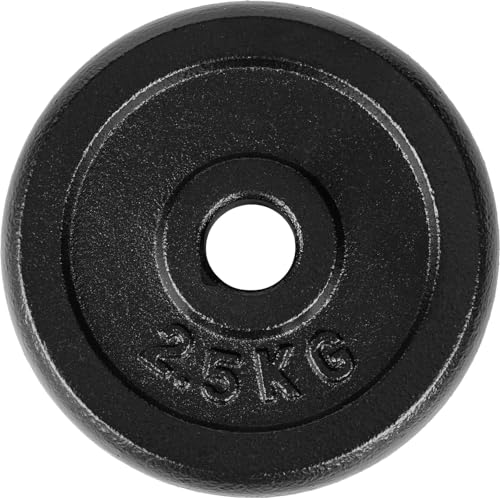 Gymtek Hantelscheibe - 2.5 kg Gewichte, 29 mm - Gewichtsscheibe, Hantelgewichte von Gymtek