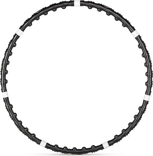 Gymtek Hula Hoop Reifen mit Massagenoppen und Magneten - für Erwachsene - 100 cm Durchmesser - Hula-Hop – Hup - zum Abnehmen - Fitness Reifen zur Gewichtsabnahme von Gymtek