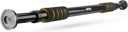 Gymtek Klimmzugstange für Türrahmen - von 63 bis 100 cm - Pull Up Bar, Indoor Reckstange, Klemmstang für Klimmzug - Home Gym, Fitness, Krafttraining Gymtek Klimmzugstange für Türrahmen - von 63 bis 100 cm - Pull Up Bar, Indoor Reckstange, Klemmstang für Klimmzug - Home Gym, Fitness, Krafttraining von Gymtek