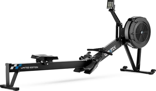 Gymtek XR4000 Rudergerät für zuhause, Rudergerät mit 10 Stufen Magnetbremssystem, Rudermaschine mit LCD-Anzeige, Wasserrudergerät, Fitness-Rudergerät für Cardio und Krafttraining von Gymtek