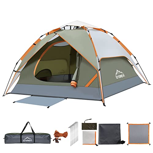 Gysrevi Camping Zelt Quick Up Kuppelzelte Wurfzelt Wasserdicht Winddicht Dome Tent 3-4 Zelt Personen für Camping Outdoor Trekking Gysrevi Camping Zelt Quick Up Kuppelzelte Wurfzelt Wasserdicht Winddicht Dome Tent 3-4 Zelt Personen für Camping Outdoor Trekking von Gysrevi