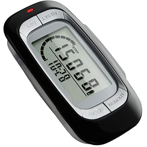 Gzvxuny 3D Schrittzähler Clip On, Einfacher Walking Schrittzähler Ohne App und Handy, Genauer Pedometer für Damen Herren Kinder, Verfolgen Sie Schritte, Kilometer, Kalorien und Aktivitätszeit Gzvxuny 3D Schrittzähler Clip On, Einfacher Walking Schrittzähler Ohne App und Handy, Genauer Pedometer für Damen Herren Kinder, Verfolgen Sie Schritte, Kilometer, Kalorien und Aktivitätszeit von Gzvxuny