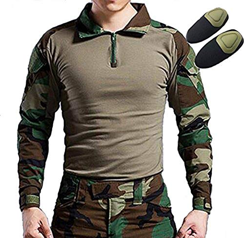 HANSTRONG GEAR Tactical Hunting Military Long Sleeve Shirt with Elbow Pads WL(XXL) von HANSTRONG GEAR