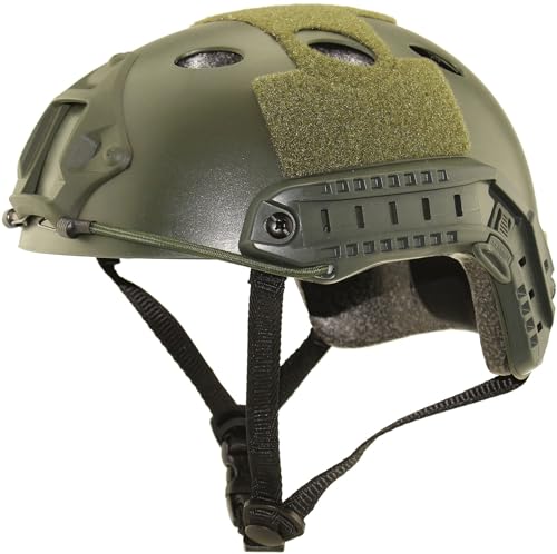 HANSTRONG GEAR SWAT Combat Fast PJ Helmet for CQB/Close Combat Airsoft Paintball OD von HANSTRONG GEAR
