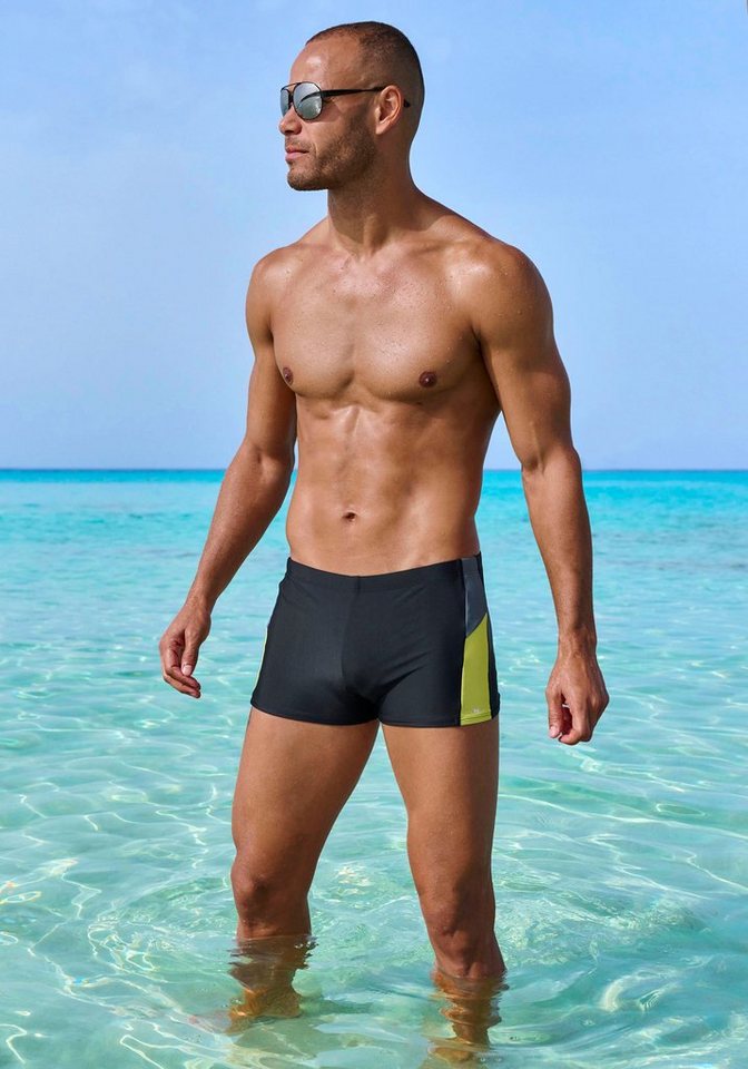 H.I.S Boxer-Badehose im Colorblocking-Design H.I.S Boxer-Badehose im Colorblocking-Design von H.I.S
