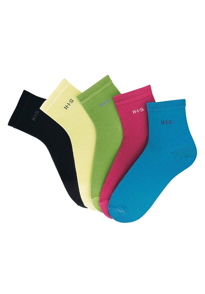 H.I.S H.I.S Basic-Kurzsocken (5 Paar) mit Bündchen über dem Knöchel von H.I.S