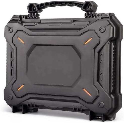 H.S.C Optics Wasserdichter Koffer für Werkzeug, Kamera, Pistole etc. mit Schaumstoff, Hard Carry Case von H.S.C Optics