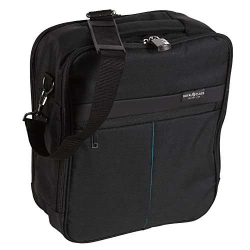 H4L Flugumhänger Ultraleicht Schwarz-Türkis Umhängetasche Handgepäck Travel Line Tasche Schultertasche Reise Flugbegleiter Arbeitstasche H4L Flugumhänger Ultraleicht Schwarz-Türkis Umhängetasche Handgepäck Travel Line Tasche Schultertasche Reise Flugbegleiter Arbeitstasche von H4L