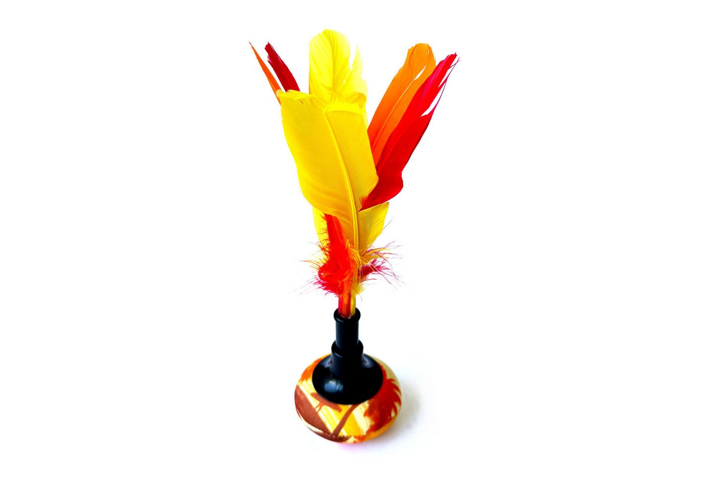 HAC24 Federball Neopren Handferderball Ball Wurfball Wurfspiel, Höhe 23 cm mit Naturfedern HAC24 Federball Neopren Handferderball Ball Wurfball Wurfspiel, Höhe 23 cm mit Naturfedern von HAC24