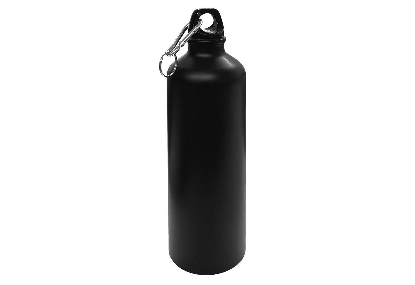 HAC24 Trinkflasche Aluminium Wasserflasche Alu Sportflasche Fahrradflasche Aluflasche, 0,75l, mit Karabiner von HAC24