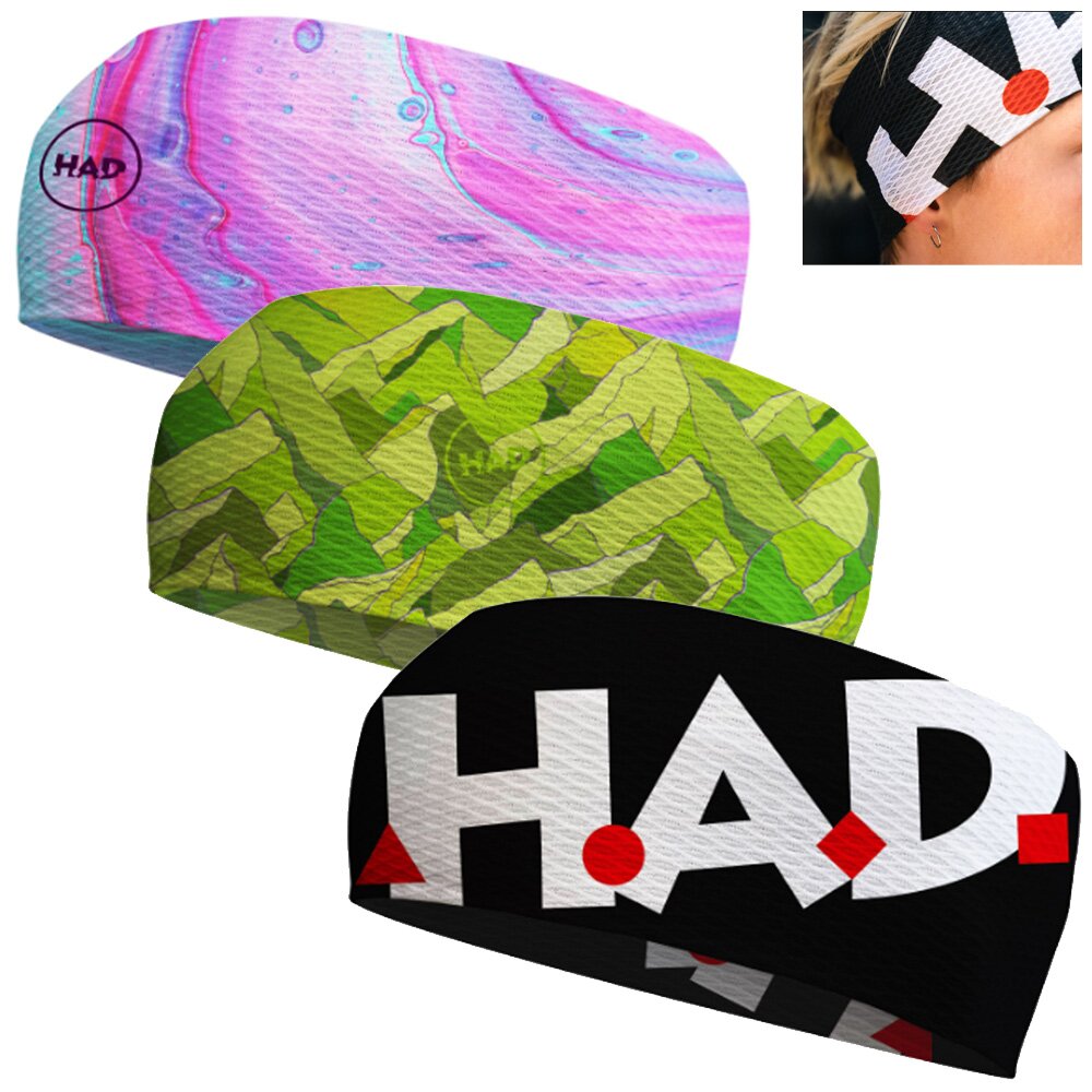 H.A.D. Originals ® Ultralight Mesh Headband Sport Stirnband von HAD