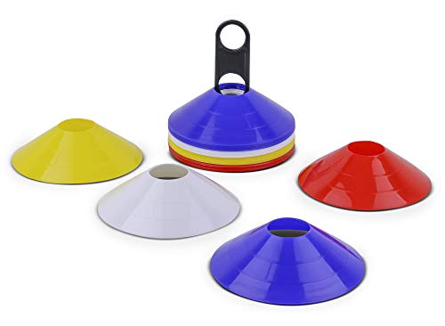 HAEST Fussball Trainingszubehör - Hütchen - 40 Stück - Hütchen Fussball - Fußball Hütchen Set HAEST Fussball Trainingszubehör - Hütchen - 40 Stück - Hütchen Fussball - Fußball Hütchen Set von HAEST