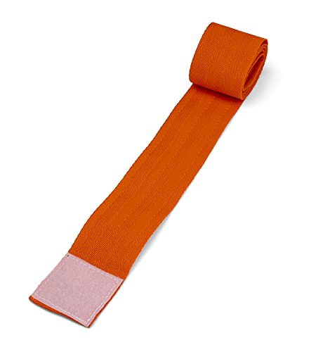 HAEST Mannschaftsband mit Klettverschluss - 5 cm breit - 110 cm lang - Orange von HAEST
