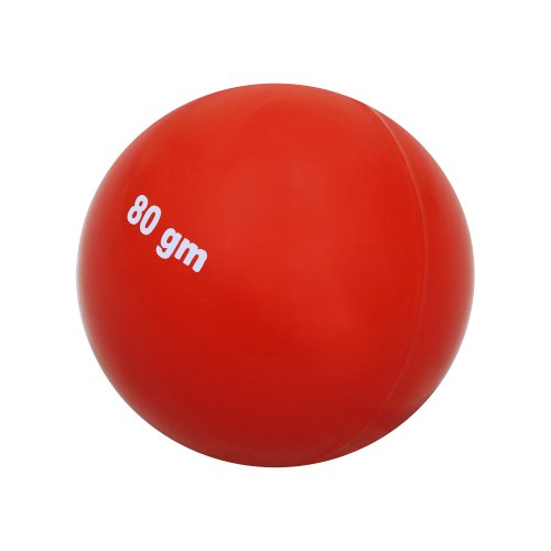 HAEST Schlagball 80g | Wurfball für Wettkampf und Training | Roter 80g Ball aus Kunststoff HAEST Schlagball 80g | Wurfball für Wettkampf und Training | Roter 80g Ball aus Kunststoff von HAEST